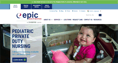 Desktop Screenshot of epichealthservices.com