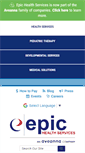 Mobile Screenshot of epichealthservices.com